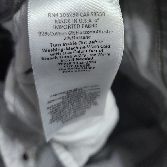 Current Elliott Gray Jeans. - Picture 7 of 9